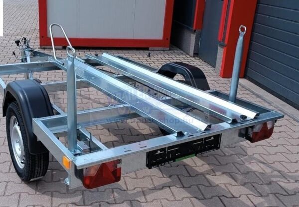 ALFA 12013MT.75.2 egytengelyes 2,0x1,25m méretű, 750kg fék nélküli, mellsőkerekes motorszállító utánfutó