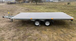 ALFA-T 45020APA.300 13" kéttengelyes fékezett utánfutó 500x200cm - 3000kg össztömeg