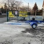 ALFA Marine 17420HP.75A Egytengelyes, fék nélküli, görgős, csónakszállító, hajószállító