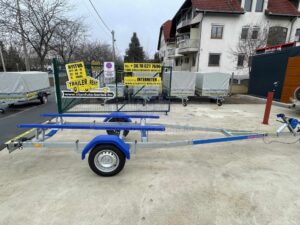 ALFA Marine 17420HP.75A Egytengelyes, fék nélküli, görgős, csónakszállító, hajószállító