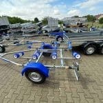 ALFA Marine 17420HG.75A Egytengelyes, fék nélküli, görgős, csónakszállító, hajószállító