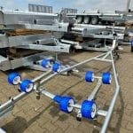 ALFA Marine 17420HG.75A Egytengelyes, fék nélküli, görgős, csónakszállító, hajószállító