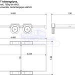 ALFA 13016MP.75T univerzális. 3,05x1,60m méretű, 750kg fék nélküli, mellsőkerekes, kéttengelyes, tandemtengelyes utánfutó
