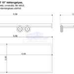 ALFA 14020AP.75T.10" univerzális. 4,05×2,0m méretű, 750kg fék nélküli alsókerekes, kéttengelyes, tandemtengelyes utánfutó