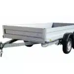 ALFA 12513MN.75T Alu Alumínium fék nélküli, 2,45x1,26m méretű, 750kg kéttengelyes, tandemtengelyes utánfutó