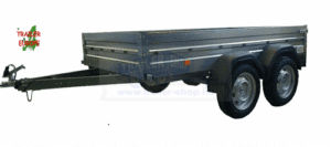 ALFA 12515MN.75T Alu fék nélküli, kéttengelyes, tandemtengelyes utánfutó