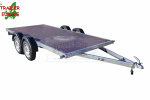 ALFA 13616MP.75T univerzális. 3,60x1,60m méretű, 750kg fék néküli mellsőkerekes, fékezetlen, kéttengelyes, tandemtengelyes utánfutó