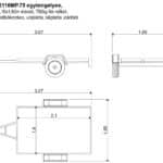 ALFA 12116MP.75 egytengelyes fékezetlen motorszállító utánfutó 210x160cm - 750kg össztömeg