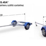 ALFA Marine 14118CS.45A* csupasz vázak kajak/kenu szállító szettekhez