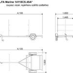 ALFA Marine 14118CS.45A* csupasz vázak kajak/kenu szállító szettekhez