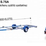 ALFA Marine 15920CS.75A csupasz vázak kajak/kenu szállító szettekhez