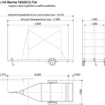 ALFA Marine 15920CS.75A csupasz vázak kajak/kenu szállító szettekhez