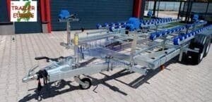 ALFA-T Marine 46025HG.300A*4 Jet Ski, LED2, kéttengelyes, 2,5x8,0m, 3000kg, fékes, görgős, csónakszállító