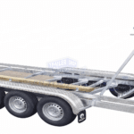 ALFA Marine 69225HPG.350A*/V Standardt, 9,20(10,20) x 2,55m, 3x1350kg tengely, fékezett, hajó szállító utánfutók 10m/33 láb hosszúságú, 2,55m széles hajókhoz