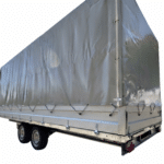 Ponyva 100cm magas, szürke rögzítőzsinorral TP12015100