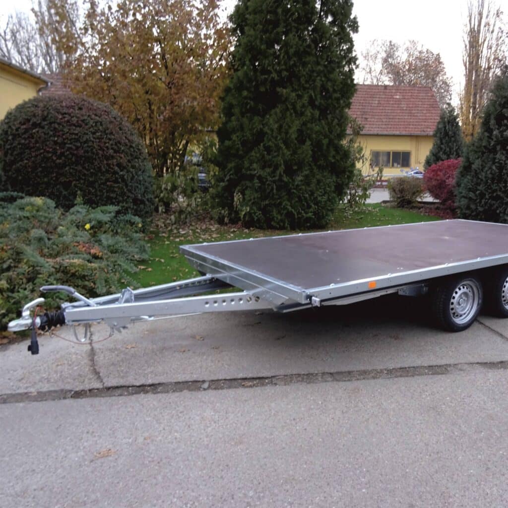 ALFA-T 44020APA.350 13" kéttengelyes fékezett utánfutó 400x200cm - 3500kg össztömeg