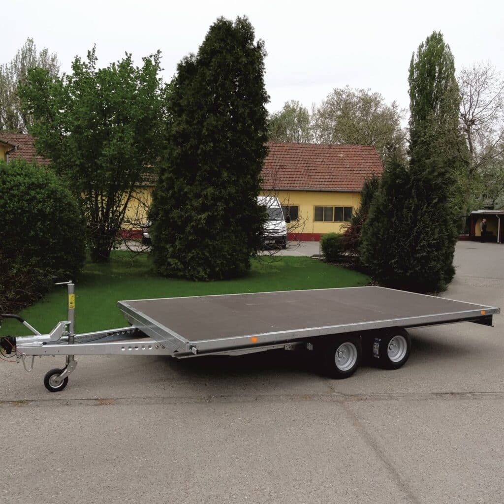 ALFA-T 45020AP.270 kéttengelyes fékezett utánfutó 500x200cm 2700kg össztömeg