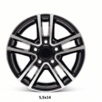 Alufelni 5.50x14/ 5x112/ ET30 használható 185R14C kerékhez E0032