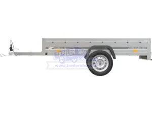 Unitrailer Garden Trailer 230 - Egytengelyes, fékezetlen 750kg össztömegű, 2,30×1,30m méretű utánfutó támasztókerékkel (ÚJ UTÁNFUTÓ)