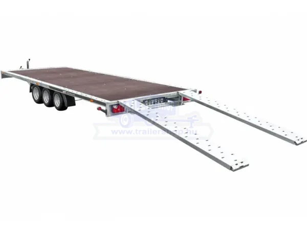 UNITRAILER UNIPLAT 600/3 S HÁROMTENGELYES PÓTKOCSI 600X215 DMC 3500 KG