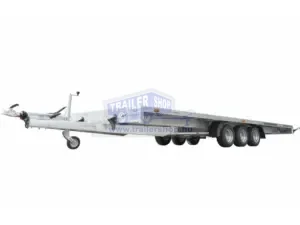 UNITRAILER UNIPLAT 600/3 S HÁROMTENGELYES PÓTKOCSI 600X215 DMC 3500 KG
