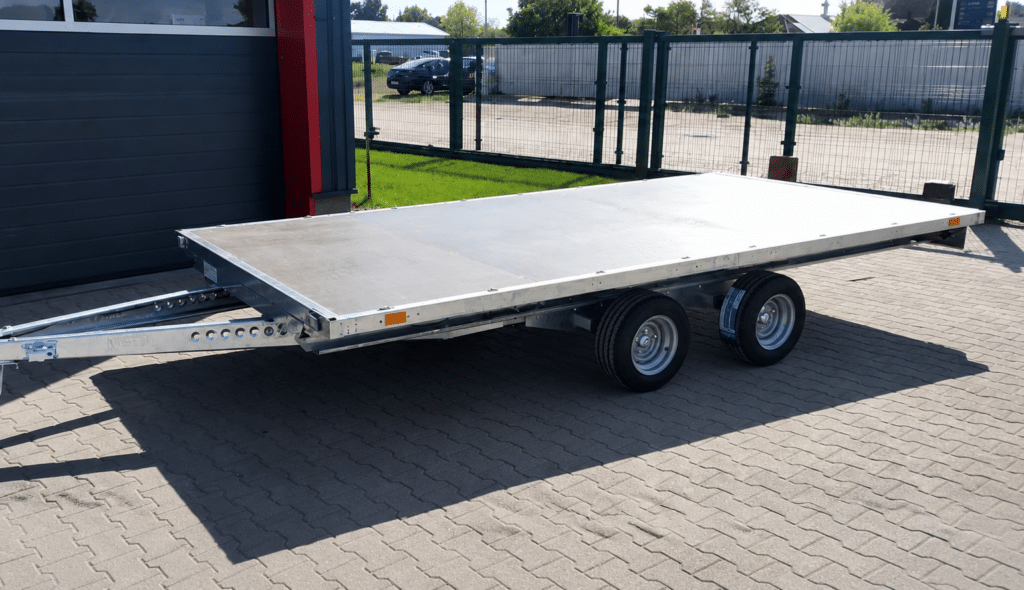 ALFA-T 45025AP.270 kéttengelyes fékezett utánfutó 500×250cm - 2700kg össztömeg