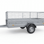 ALFA-B 23015MN.100 egytengelyes fékezett utánfutó RÁCCSAL 294x144cm - 1000kg össztömeg
