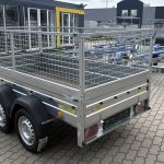 ALFA 12513MN.75T kéttengelyes fékezetlen utánfutó RÁCCSAL 244x125cm - 750kg össztömeg