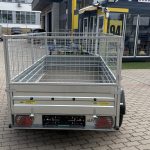 ALFA 12513MN.75T kéttengelyes fékezetlen utánfutó RÁCCSAL 244x125cm - 750kg össztömeg