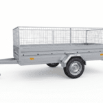 ALFA 13015MN.75 egytengelyes fékezetlen utánfutó RÁCCSAL 294x144cm - 750kg össztömeg