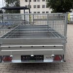 ALFA 13015MN.75T kéttengelyes fékezetlen utánfutó RÁCCSAL 294x144cm - 750kg össztömeg