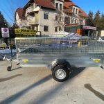 ALFA 13015MN.75 FAB egytengelyes fékezetlen utánfutó RÁCCSAL 294x144cm - 750kg össztömeg