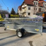 ALFA 13015MN.75 FAB egytengelyes fékezetlen utánfutó RÁCCSAL 294x144cm - 750kg össztömeg