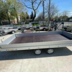 ALFA-T 45020AP.270 kéttengelyes fékezett utánfutó OLDALFALLAL 500x200cm 2700kg össztömeg