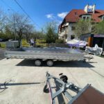 ALFA-T 45020AP.270 kéttengelyes fékezett utánfutó OLDALFALLAL 500x200cm 2700kg össztömeg