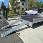 ALFA-T 45020AP.270 kéttengelyes fékezett utánfutó OLDALFALLAL 500x200cm 2700kg össztömeg