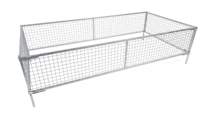 Rácsos felépítmény 550 mm magas ALFA 12015, 22015 utánfutóhoz TR1201555